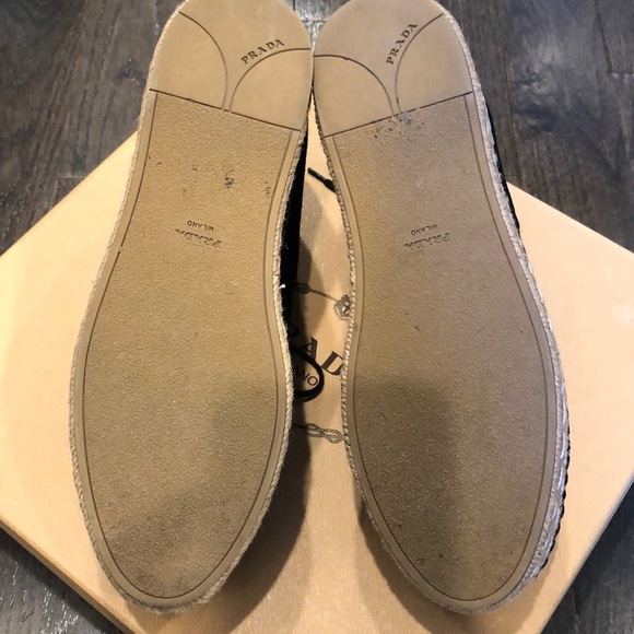 Prada suede espadrille chukka boot size 8 - Picture 4 of 5